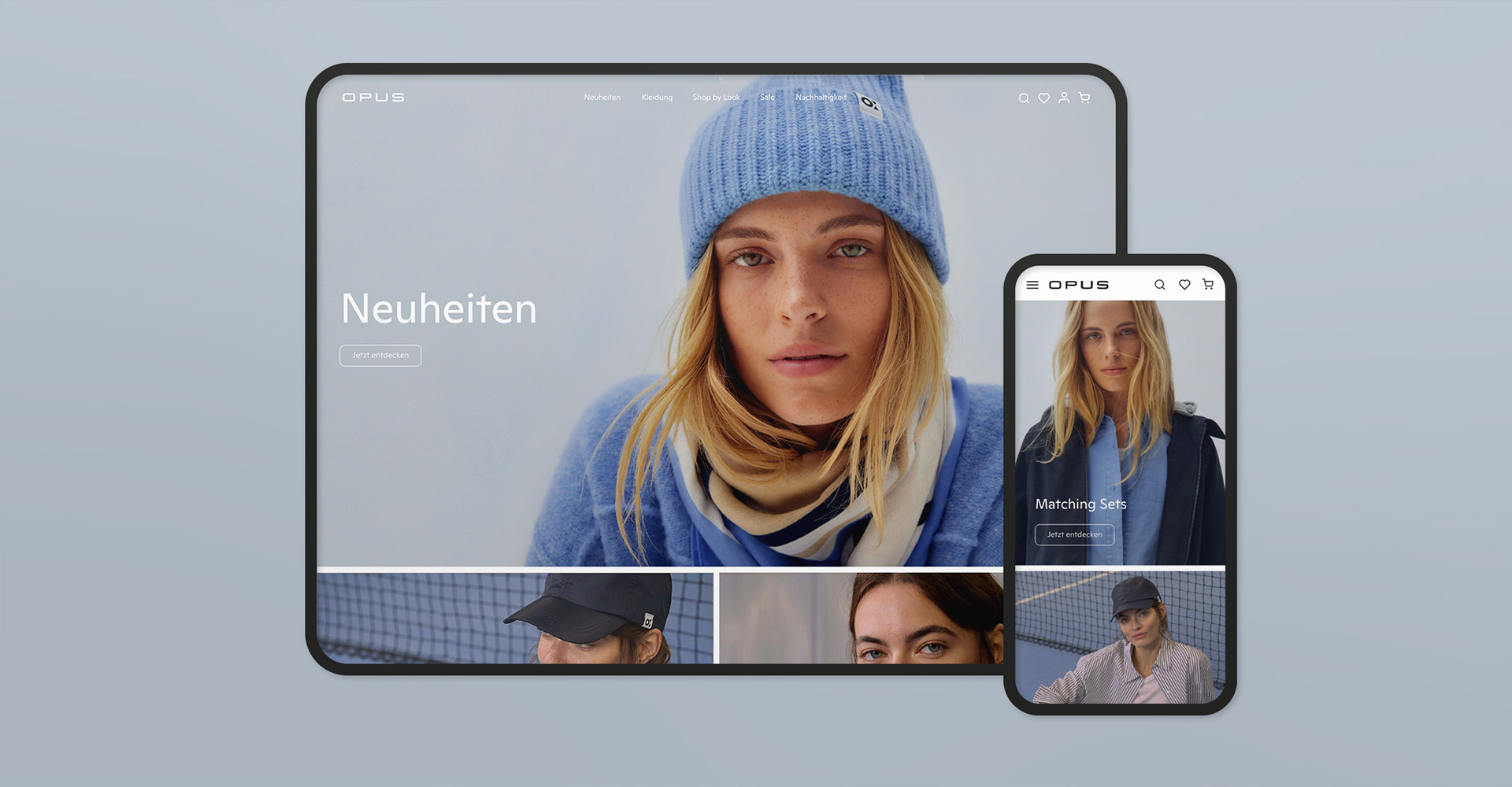 Webdesign für OPUS – UX/UI und E-Commerce Design