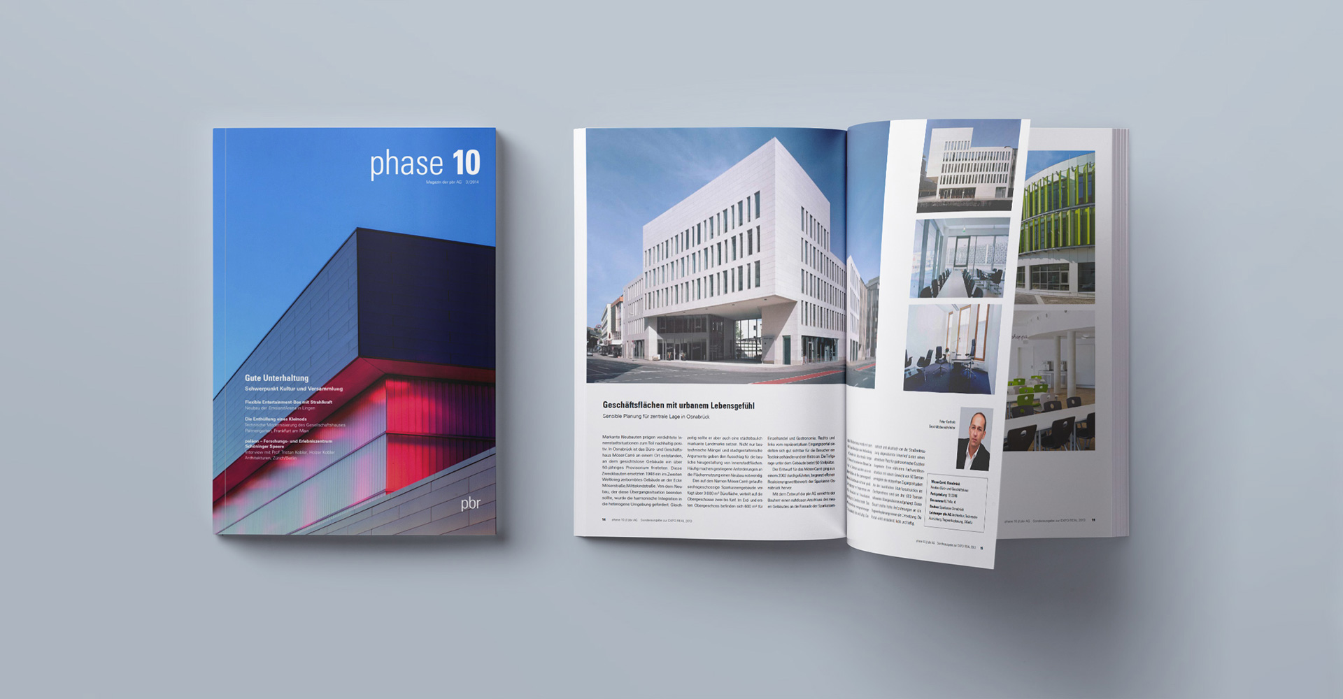 Editorial Design für PBR Magazin