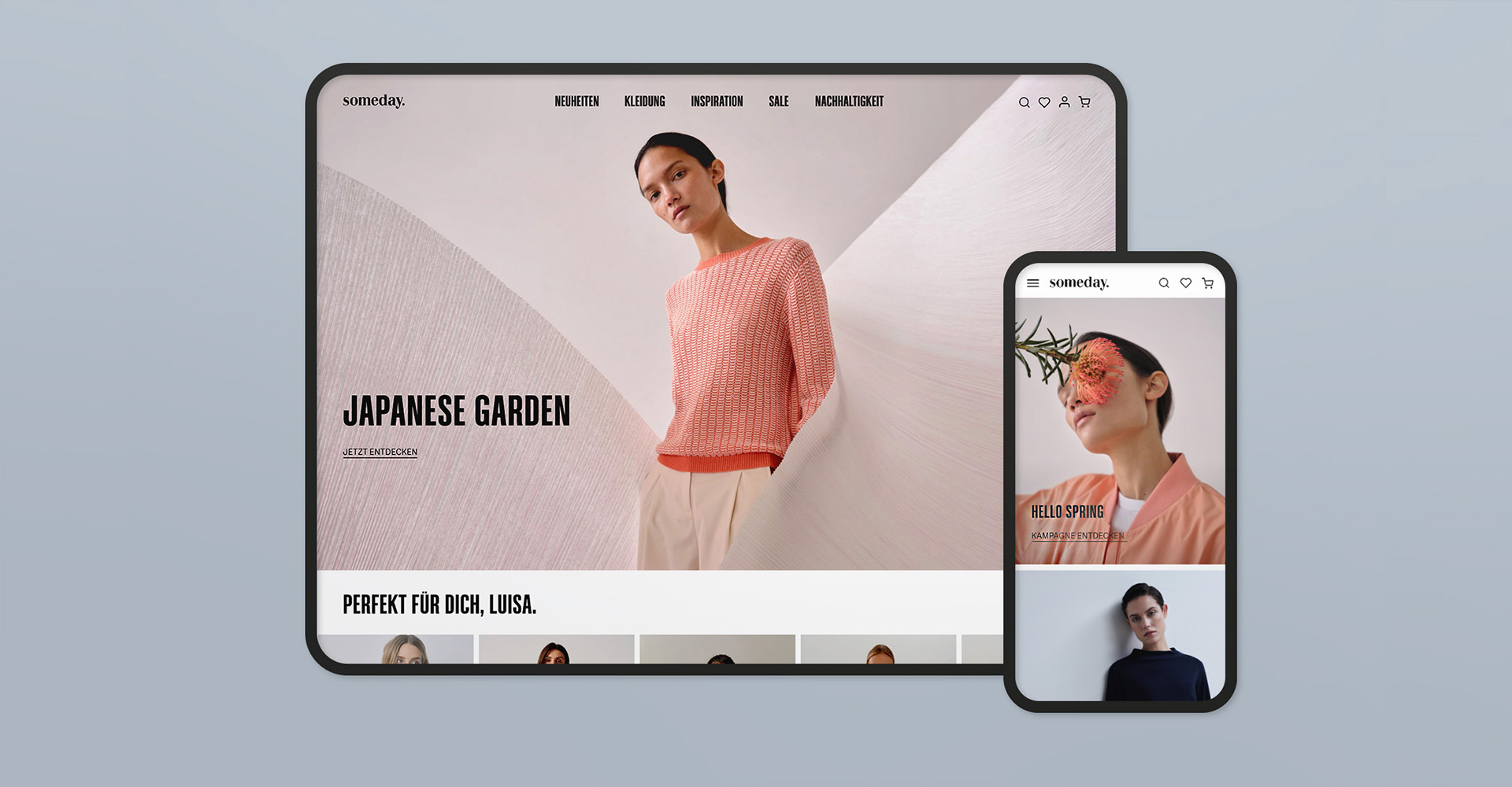 Webdesign für Someday Onlineshop